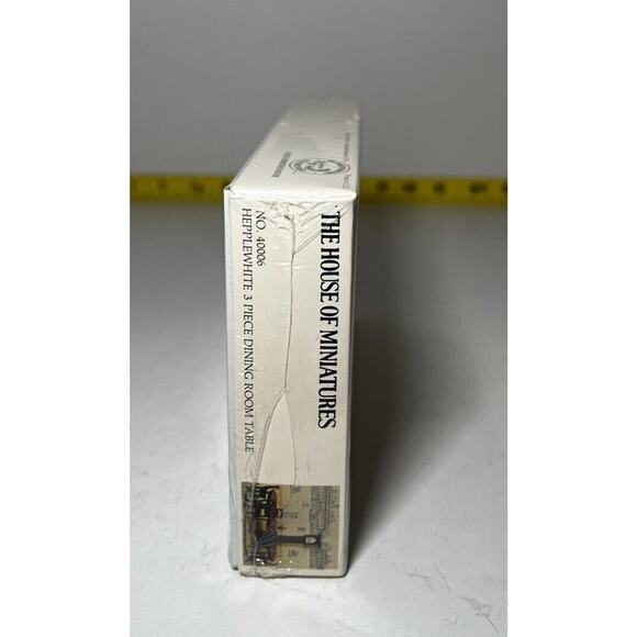 The House of Miniatures Kit 40006 Hepplewhite 3 pc Dining Room Table NEW SEALED - Picture 4 of 9